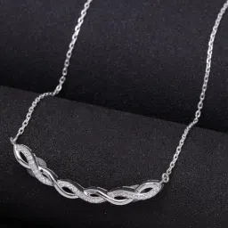 Clara Twist 92.5 Sterling Silver Pendant with Chain-image-74