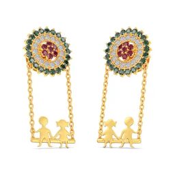 Joyalukkas 22k Gold Earrings for Women-picture-4