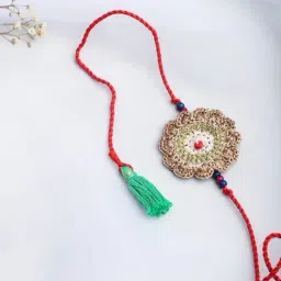 Fabindia Multicolored Thread Rakhi-image-6