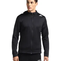 adidas Black Hooded Jacket-picture-32