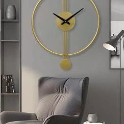 CHRONIKLE Round Golden Iron Wall Clock-image-19