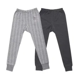 Vimal Jonney Kids Multicolor Mid Rise Joggers - Pack of 2-picture-22