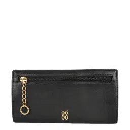 Baggit Black Solid Bi-Fold Wallet for Women-7