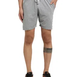 Vimal Jonney Grey Regular Fit Shorts-image-78