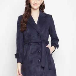 Crimsoune Club Navy Regular fit Trench Coat-image-42