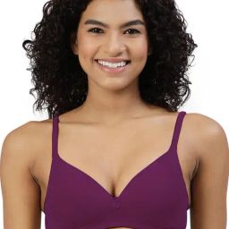 BLOSSOM Wine Medium Coverage Everyday Bra-27