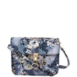 Spice Art Grey Printed Medium Sling Handbag-image-13