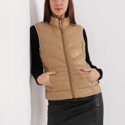 Vero Moda Beige Regular Fit Jacket-image-80