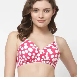 Cukoo Pink Print Full Coverage Everyday Bra-picture-16
