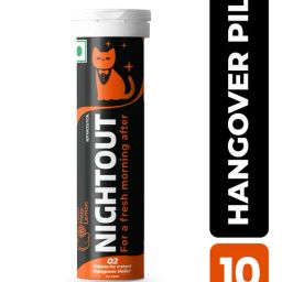 Fast&Up Fizzy Lemon Flavoured Nightout Hangover Relief Tablets - 10 Tablets-6