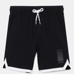 Jockey Kids Black Printed Shorts-image-59