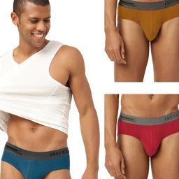 Freecultr Multi Comfort Fit Briefs - Pack of 3-image-16