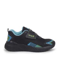 LEAP7X By Liberty Kids Black & Blue Walking Shoes-image-14