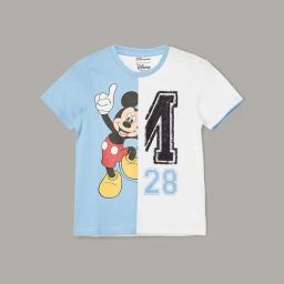 Fame Forever by Lifestyle Boys White & Blue Cotton Embellished T-Shirt-image-28