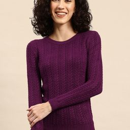 Mast & Harbour Ribbed Woollen Pullover-image-14