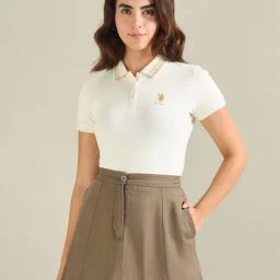 U.S. Polo Assn. Beige Logo Polo T-Shirt-picture-15