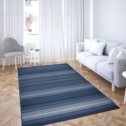 Presto Blue Polyester Washable Carpet-image-85