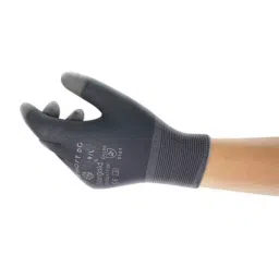 Ansell Picosoft DG Black Grey Polyamide Extra Grip Work Gloves Size 7 Polyurethane Coating, C363070-picture-36
