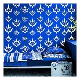 Kayra Decor Damask 16x24 Inch Wall Design Stencil Painting KHS410-image-98