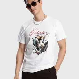 Ivoc Men White Graphic Print T-Shirt-picture-37