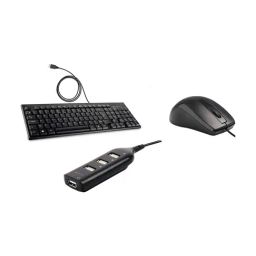 Zebronics KM2100 Keyboard, Alex Mouse & 90 HB USB Port Combo Set (Black)-image-1