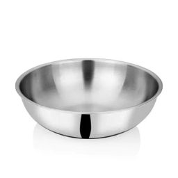Bhalaria Silver Steel Triply Tasla 30 cm-image-35