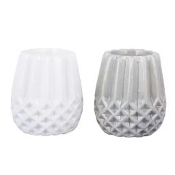 Tayhaa Multi Ceramic Abstract Candle Holder-7