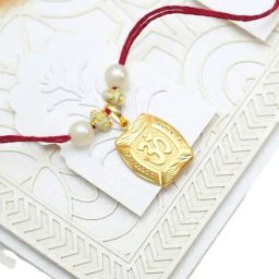 Malabar Gold and Diamonds 22k Yellow Gold Rakhi Cum Pendant for Bhai/Brother-image-66