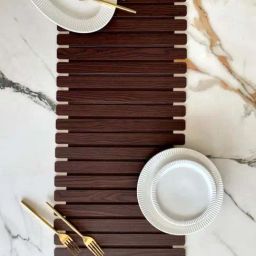Mason Home Dark Brown Mdf Table Runner (3 Feet)-image-2