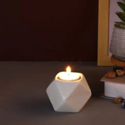Tayhaa Multi Ceramic Abstract Candle Holder-image-112