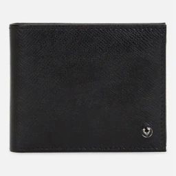 Allen Solly Black Leather Textured Reversible Belt and Wallet Set for Men image 4