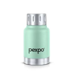 Pexpo Sea Green Stainless Steel Vacuum Insulated Water Bottle (160ml)-image-49