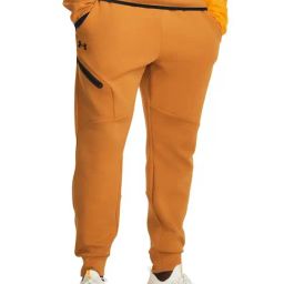 Under Armour Orange Loose Fit Sports Joggers-image-17