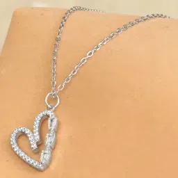Touch925 925 Pure Silver Harmony Heart Necklace-image-94