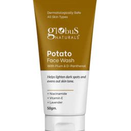 Globus Naturals Potato with Plum and D Panthenol Face Wash - 50 gm-image-48