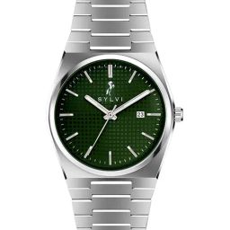 Sylvi 2370-green-silver Professional EDGE Analog Watch for Men-20