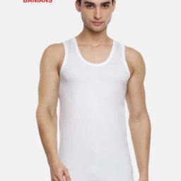 Ramraj White Cotton Slim Fit Vests Pack Of 3-image-37