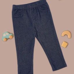 Pantaloons Baby Girls Navy Jeggings-picture-22