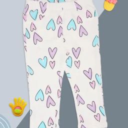 Pantaloons Baby Girls Off-White Jeggings-picture-14