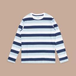 Pantaloons Junior Multicolor Cotton Striped Full Sleeves T-Shirt-picture-16