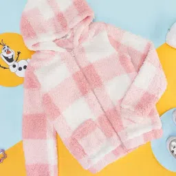 Pantaloons Junior Pink & White Chequered Full Sleeves Sweatshirt-picture-39