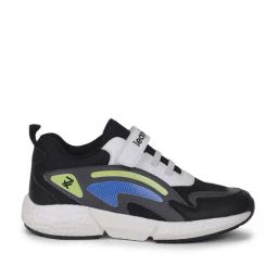 LEAP7X By Liberty Kids Black & White Running Shoes-image-69