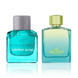 Hollister Wave 2 & Canyon Rush Eau de Toilette for Him Combo-7