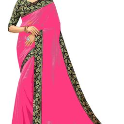 Flip The Style Pure Georgette Woven Design Bhagalpuri Saree-image-45