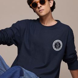 The Roadster Lifestyle Co. Placement Print Sweatshirt-image-21
