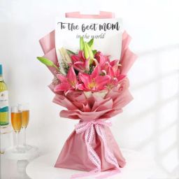 Oriental Lily Delight Bouquet-image-6