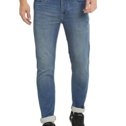 Turtle Blue Narrow Fit Stretchable Jeans-picture-43