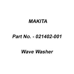 Makita Wave Washer for SJ401, Part No 021402-001-25