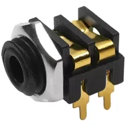 RS PRO Jack Connector 3.5 mm Panel Mount Mono Socket 2 Pole, 1438938-13