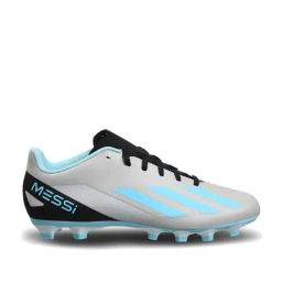 Adidas Men's CRAZYFAST MESSI.4 FxG Silver Football Shoes-image-56